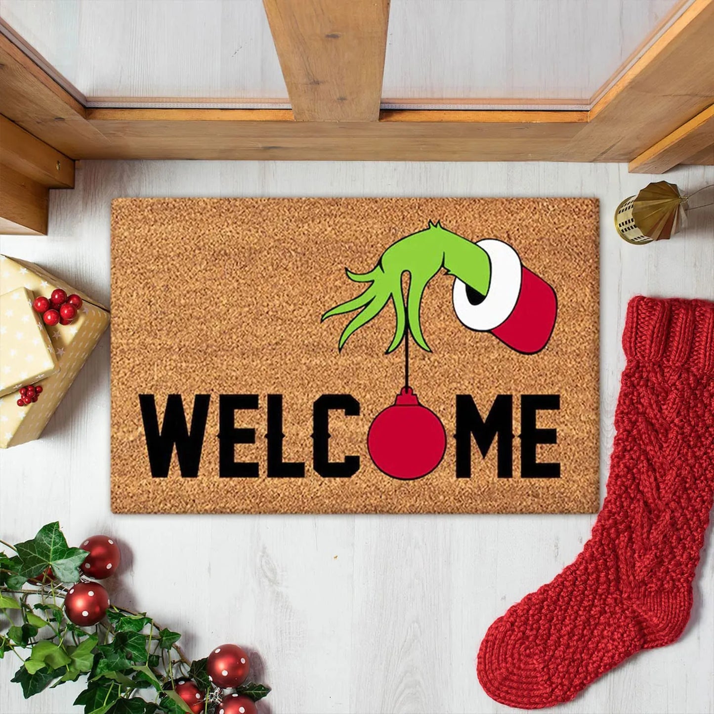 Christmas Welcome Mat