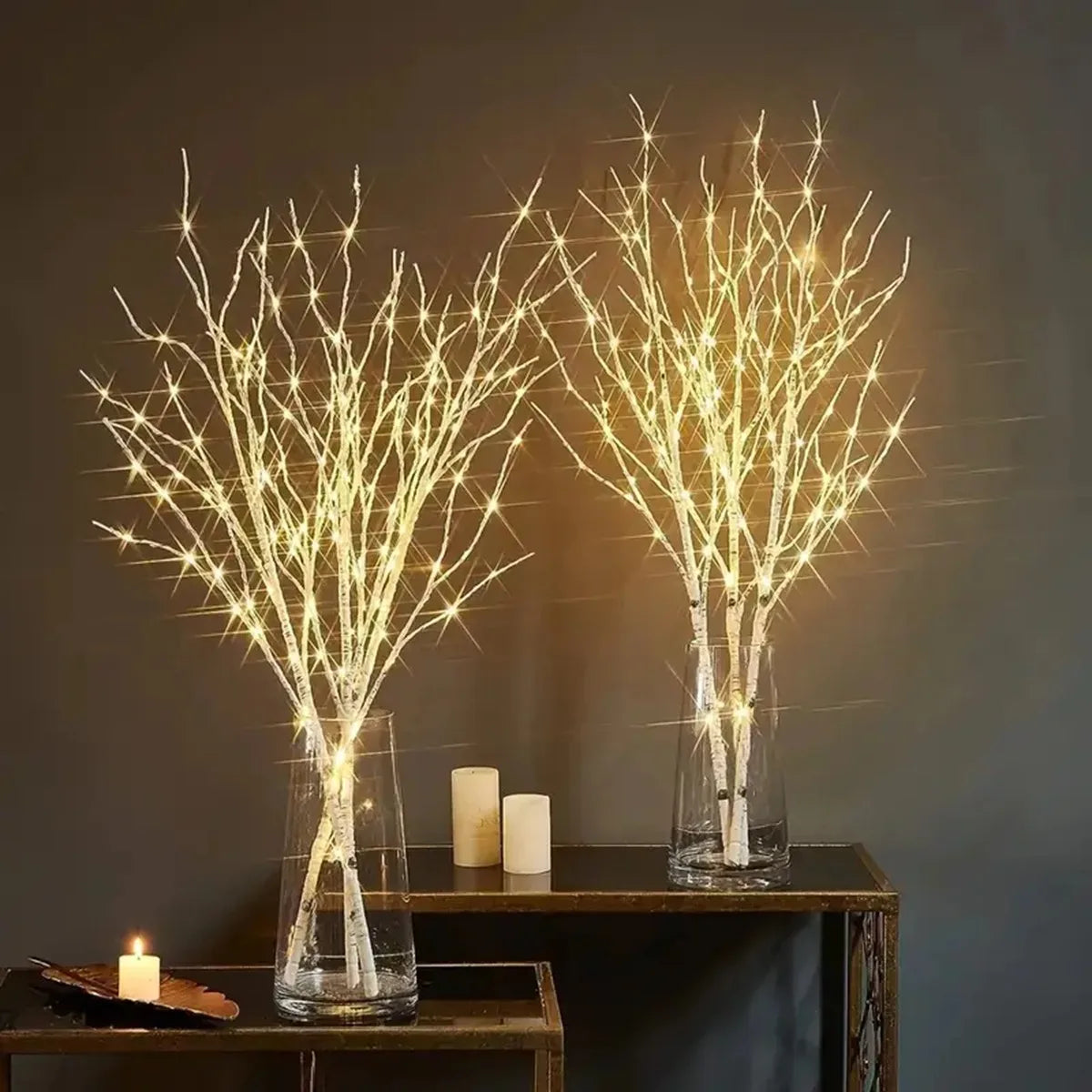 LED White Birch Tree